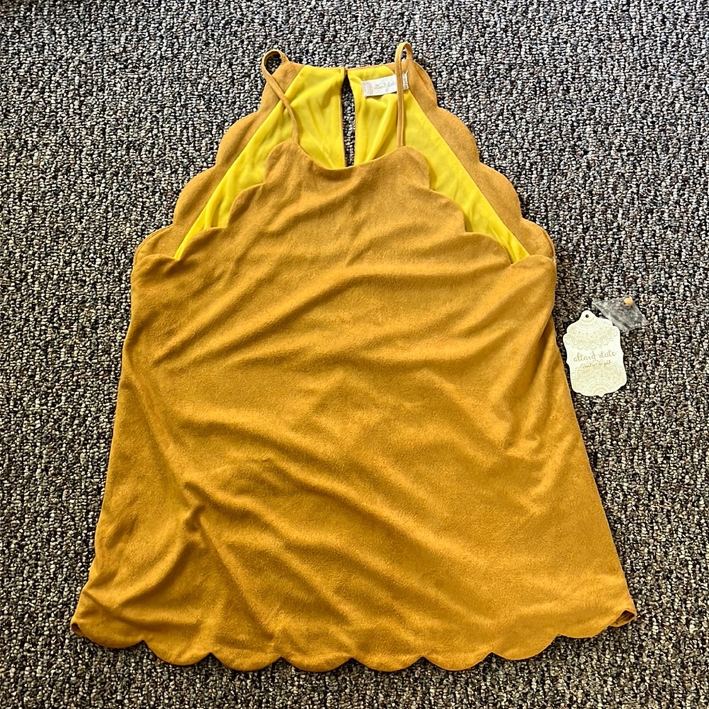 Yellow tank top